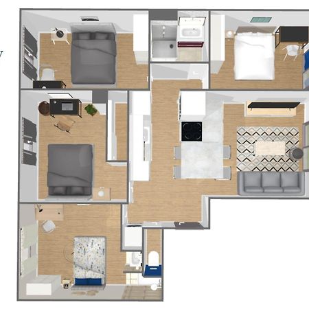 HOMEY LA COLOC DU 40 - Colocation haut de gamme de 4 chambres uniques et privées - Proche transports en commun - Aux portes de Genève Annemasse Esterno foto