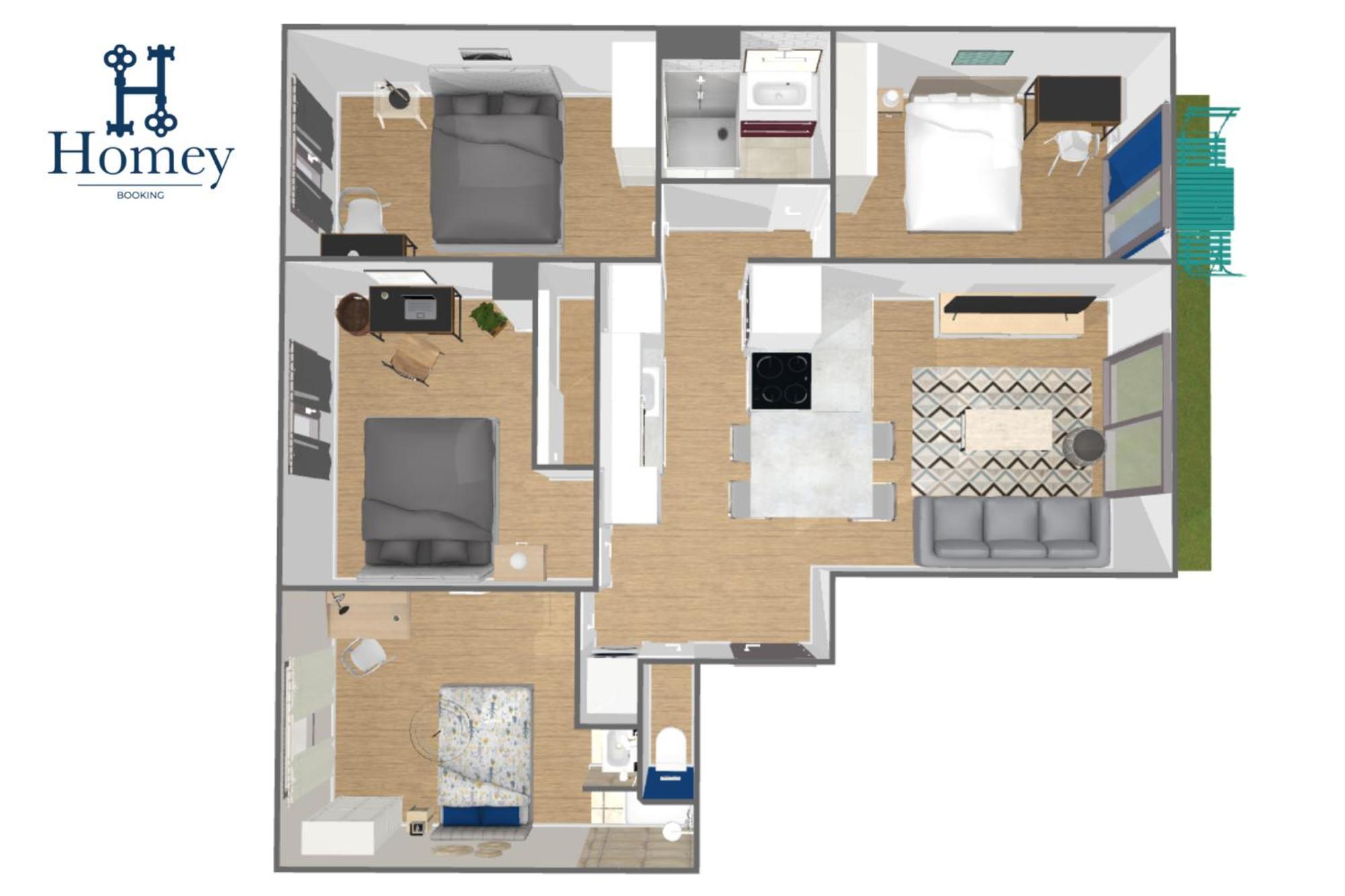 HOMEY LA COLOC DU 40 - Colocation haut de gamme de 4 chambres uniques et privées - Proche transports en commun - Aux portes de Genève Annemasse Esterno foto